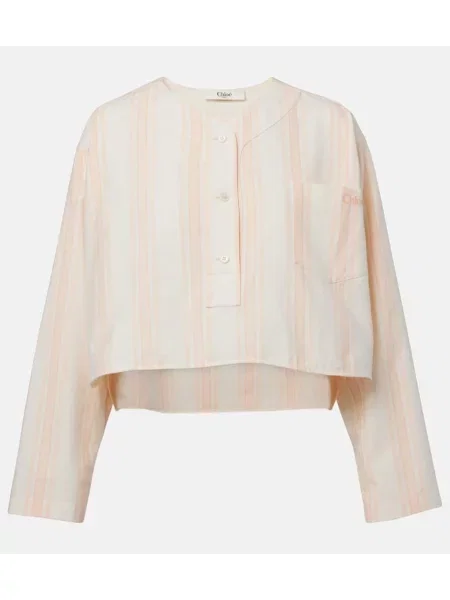 Cropp top Chloé cu dungi alb