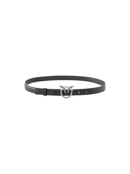 Pinko De piele curea LOVE BERRY H2 negru