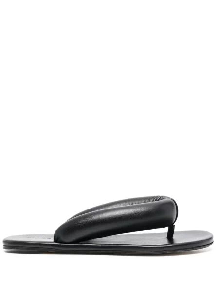 Chiloți Staud din piele slip-on negru