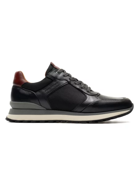 Sneakersy Ambitious skórzane klasyczne czarne