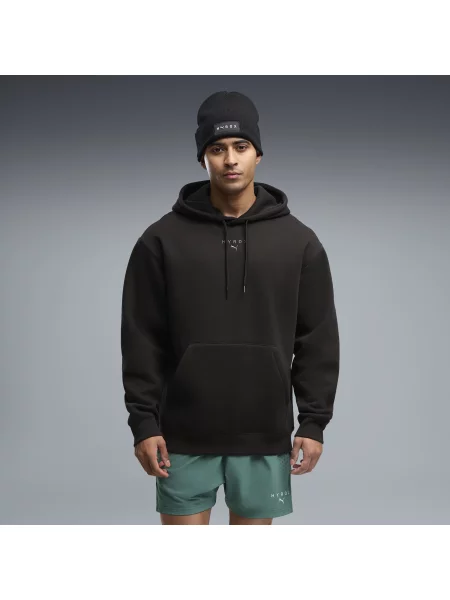 MÄ™ska gruba bluza z kapturem PUMA Ã— HYROX OdzieÅ¼ S czarny