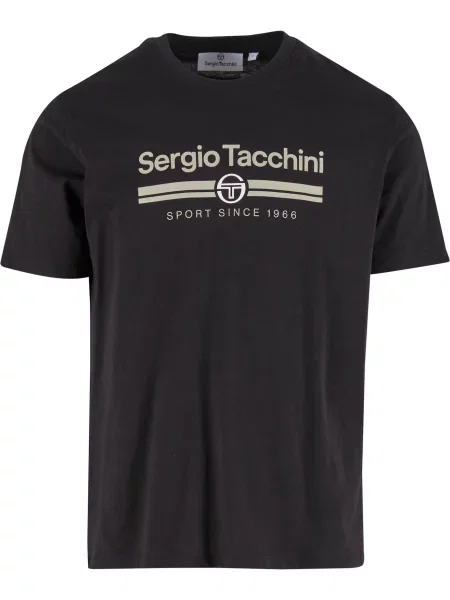 Sergio Tacchini Tričko Marchio pastelově zelená / černá bílá