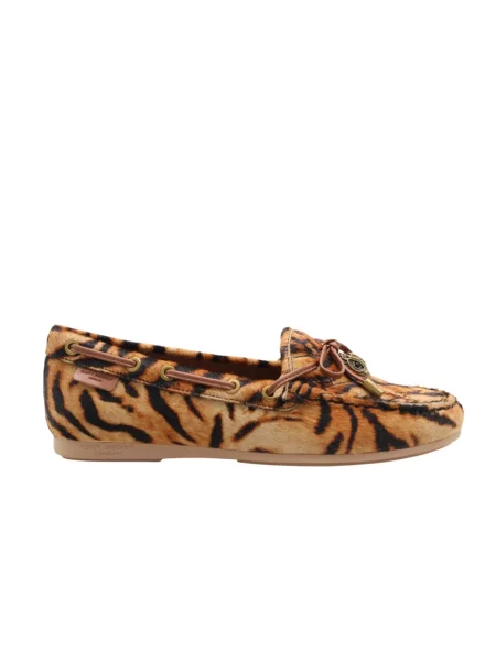 Kurt Geiger London mokasyny zamszowe Eagle Moccasin Camel brązowe