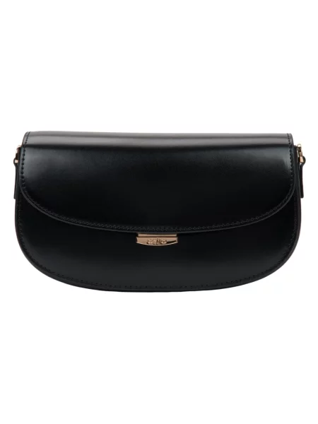 Torebka skórzana Estro skórzana czarna