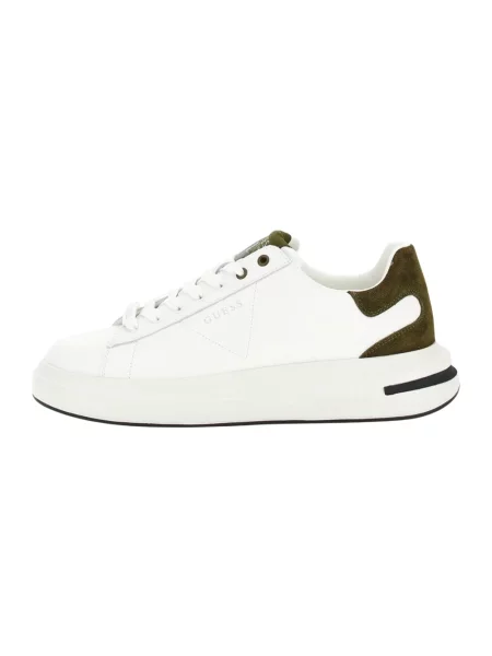 Guess Buty Mężczyzna Wielobarwność 45 EU Zielone Sneakersy dla Mężczyzn białe