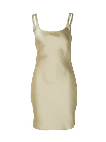 Samsøe Samsøe Letné šaty Sunna olivová