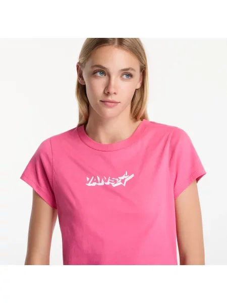 Póló Vans Antares Ss Baby Tee Pink Velvet M rózsaszín