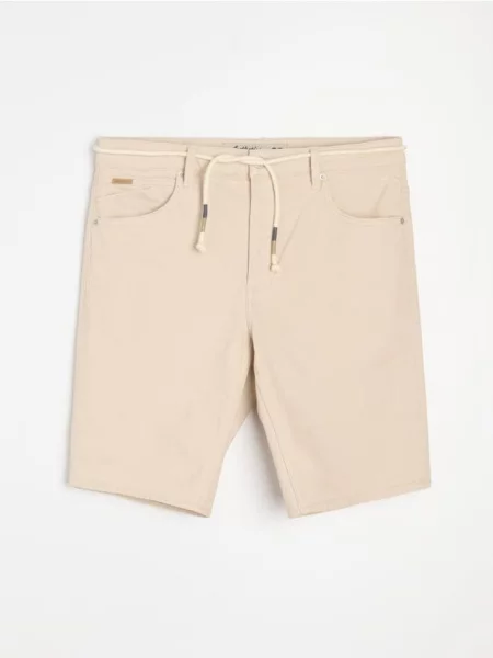 Sinsay džínsové šortky limetková