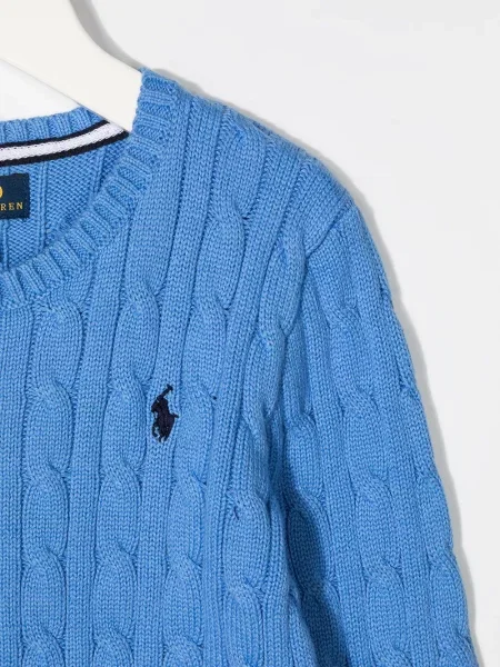 Sweter dziecięcy Polo Ralph Lauren niebieski