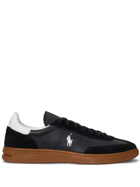 Șosete Polo Ralph Lauren de in cu broderie în carouri roșu