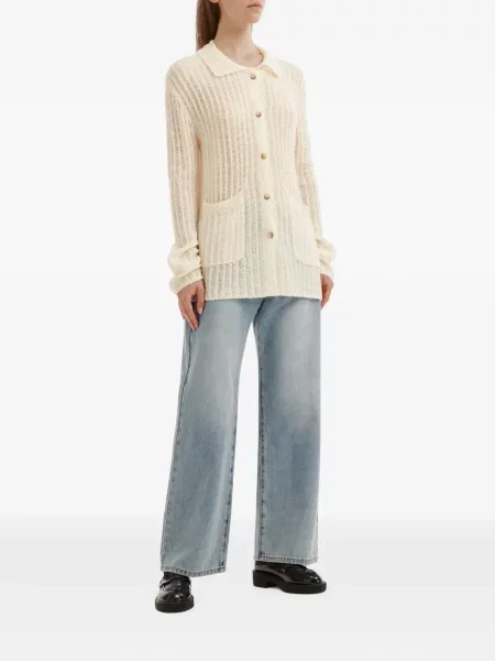 Gulerat cardigan B+ab tricotate