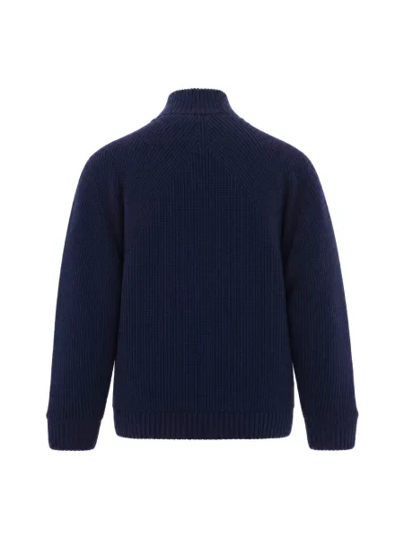 Kardigan Carhartt Wip wełniany niebieski