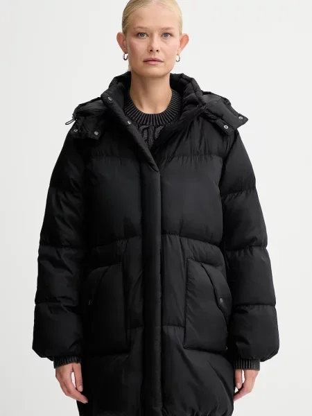 Płaszcz Levi's z kapturem czarny