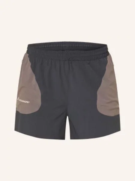 Adidas Bežecké Šortky 2 V 1 Hermanos Koumori tmavě šedá