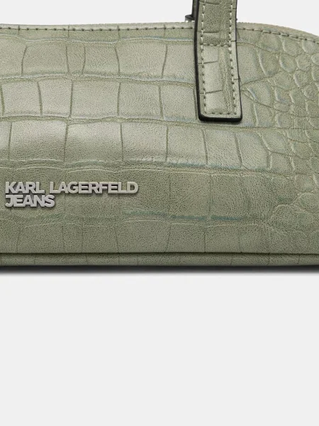 Кожаная сумка-багет Karl Lagerfeld Jeans