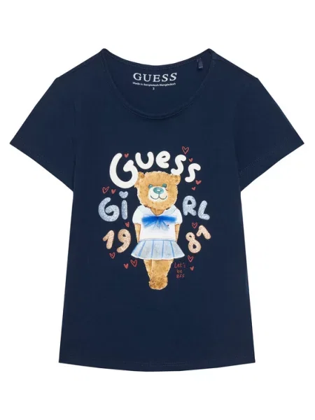 Guess T-Shirt granatowy