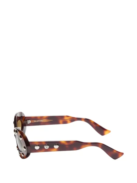Γυαλιά ηλίου οβάλ Valentino Garavani Eyewear καφέ
