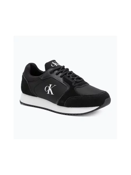 Кросівки Calvin Klein Retro Runner Sock Lace Up Ny-Su Calvin Navy/Bright White/Gum білі