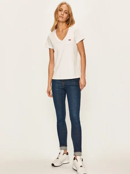 LEVI'S Tričko / červená biela