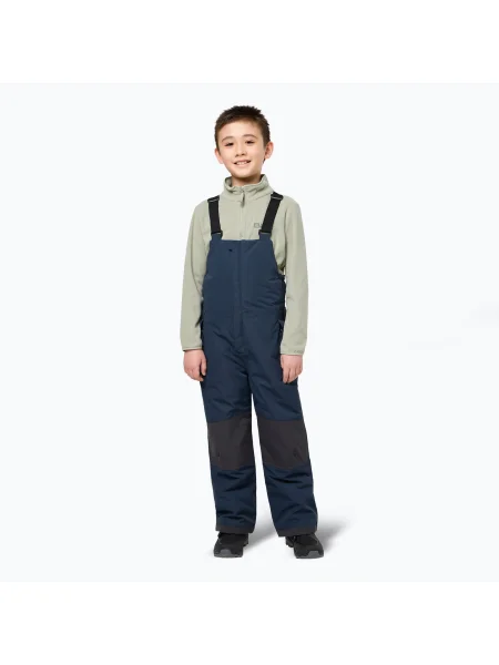 Детски ски панталони Jack Wolfskin Actamic 2L Ins Bib night blue синьо