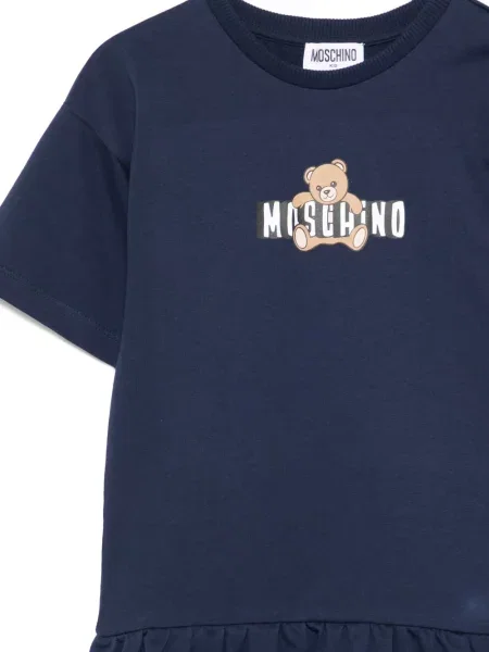 Sukienka dziecięca Moschino niebieska