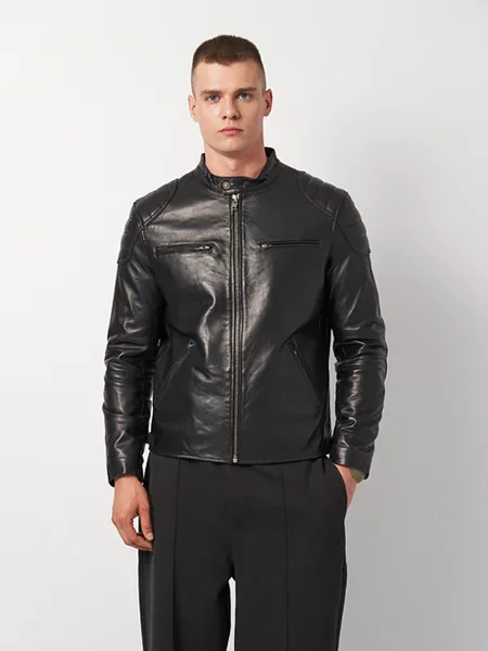 Кожаная куртка Ricco Grande черная
