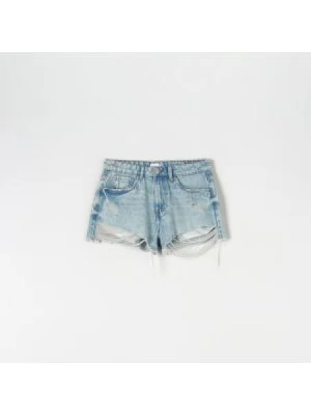 Sinsay Džínové kraťasy modrá