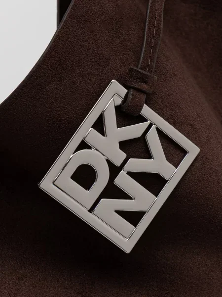 Műbőr shopper táska Dkny barna
