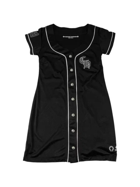 Cămașă Chrome Hearts cu imagine plasă cu motiv cu inimi negru