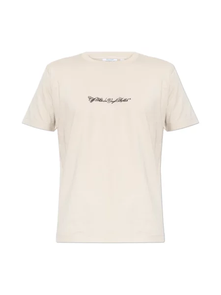 Koszulka Off-white z logo biała