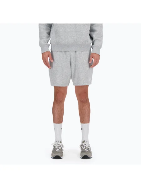 Pantaloni scurți pentru bărbați New Balance French Terry Short athletic grey gri