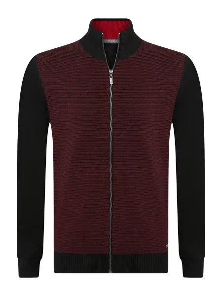 Jacey Quinn Kardigan bordo crna