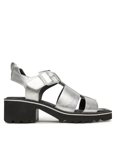 Сандали Ara сребристо