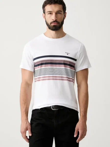 Barbour tricou pentru bărbați din alb