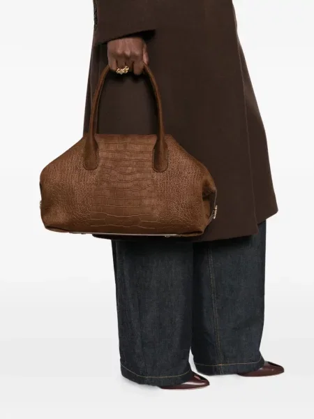 Geantă shopper Themoirè maro