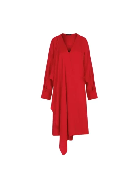 Sukienka koszulowa Carolina Herrera czerwona