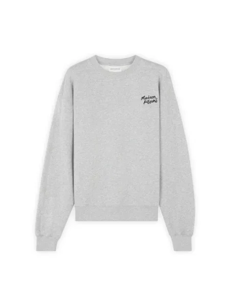 Maison Kitsuné bluza damska melanżowa szary
