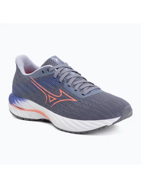 Încălțăminte de alergare pentru femei Mizuno Wave Inspire 21 blue granite/striking coral/irisbloom albastru