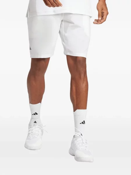 Pantaloni scurți Adidas cu autograf alergare cu imprimeu geometric albastru
