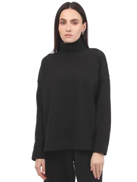 Светр FloveTouch вовна/поліестер чорний