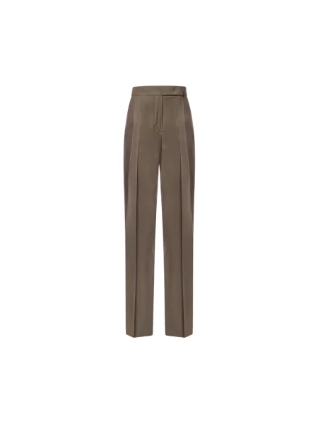 Spodnie Max Mara brązowe