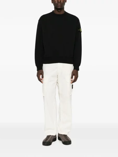 Hanorac Stone Island cu strasuri negru