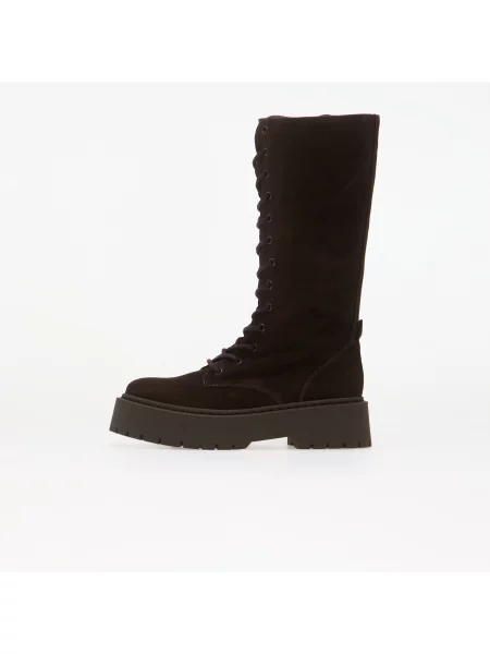 Botki Steve Madden zamszowe brązowe