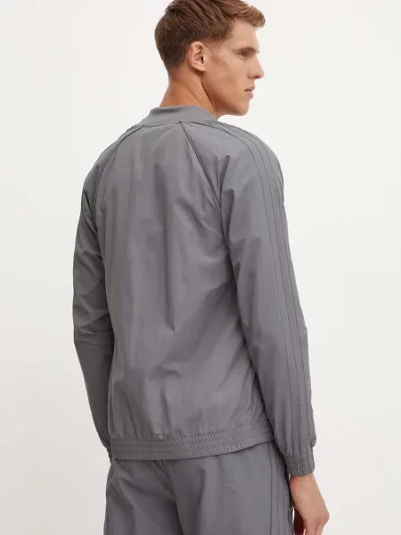 Bunda adidas Originals přechodná šedá