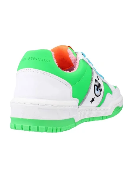 Pantofi Chiara Ferragni verde