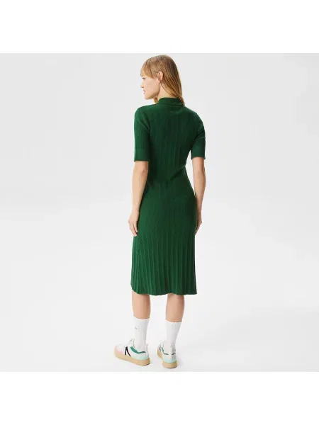 Lacoste Sukienki Lacoste zielona