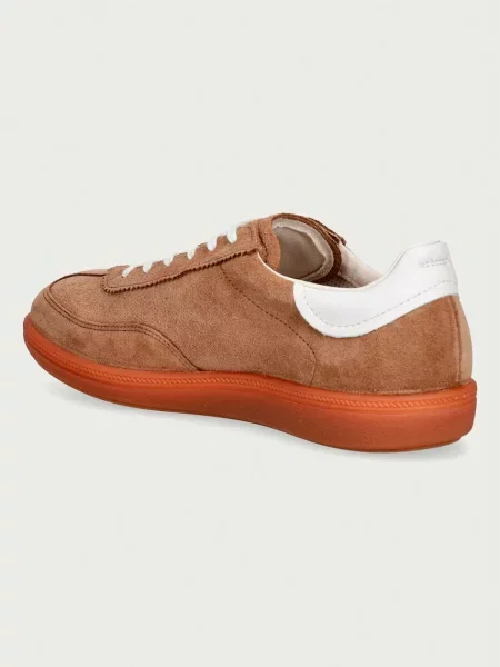 Ecco Soft 11 sneakersy skórzane brązowe