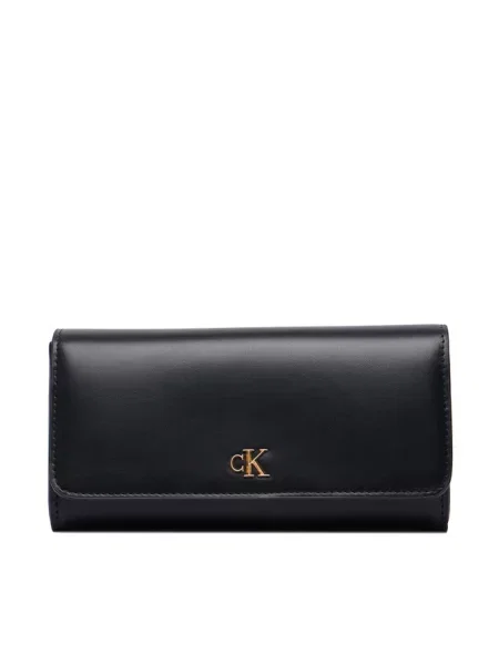 Calvin Klein portfel skórzany czarny