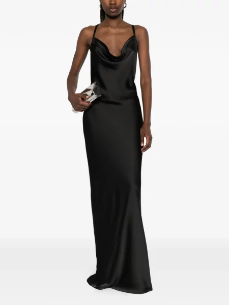 Rochie maxi Norma Kamali negru