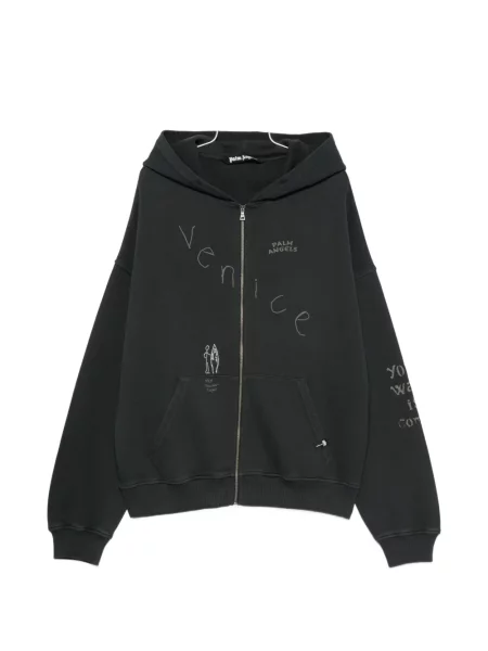 Hoodie Palm Angels με σχέδιο μαύρο